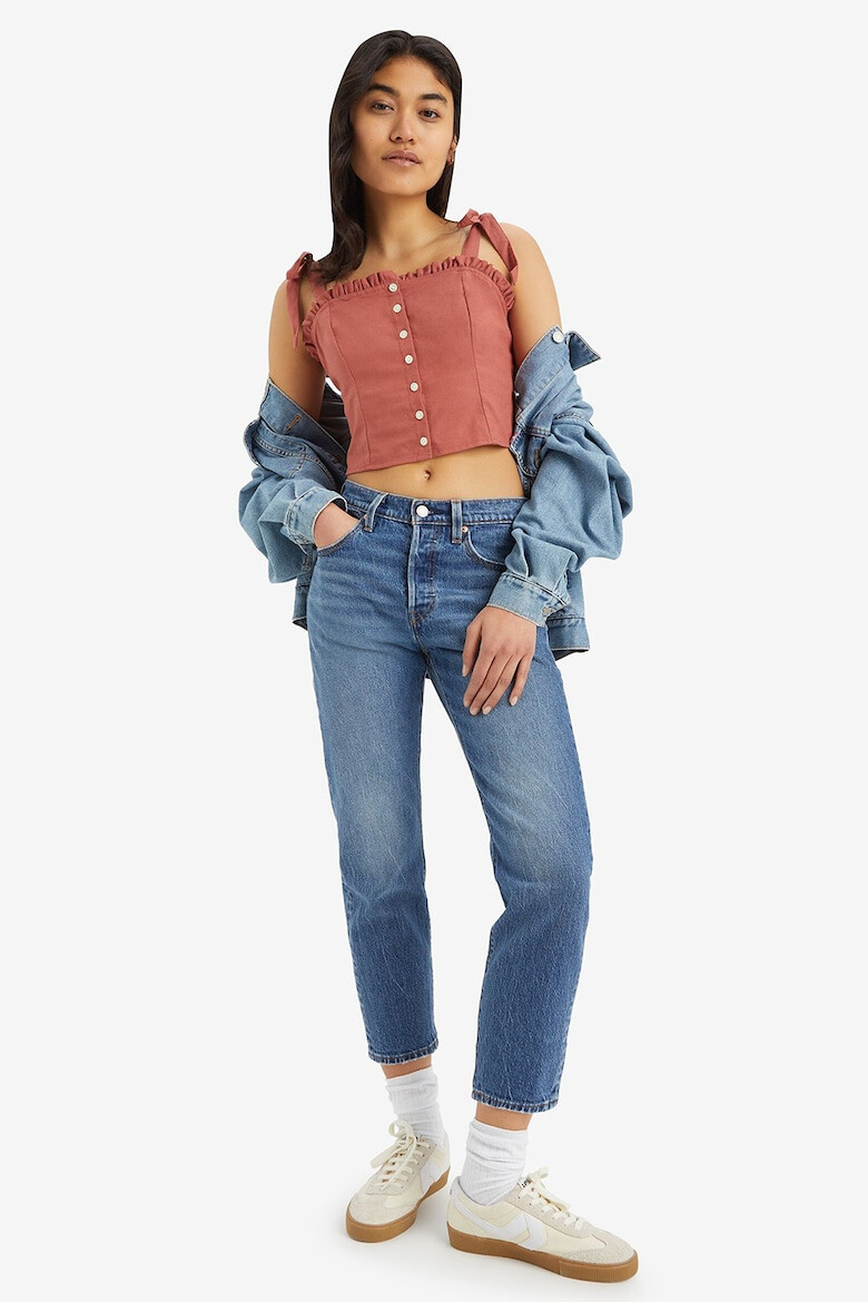 Levi's Blugi crop cu croiala dreapta - Pled.ro