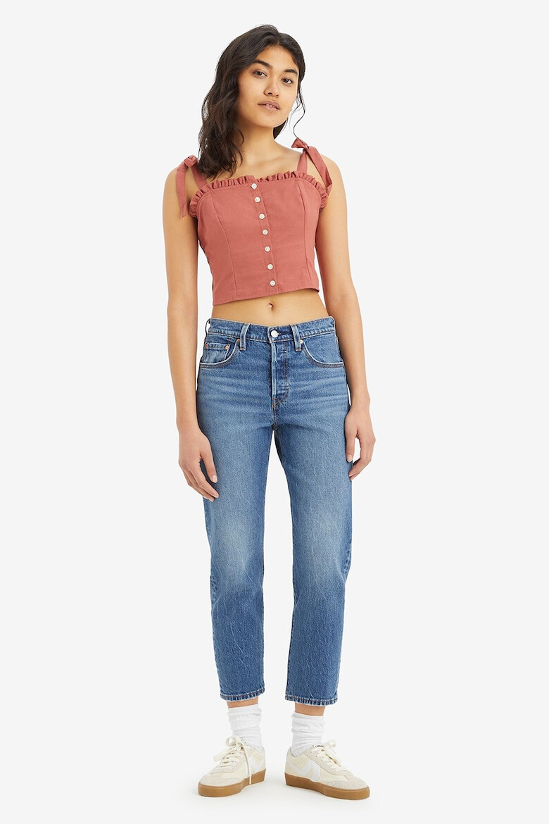 Levi's Blugi crop cu croiala dreapta - Pled.ro