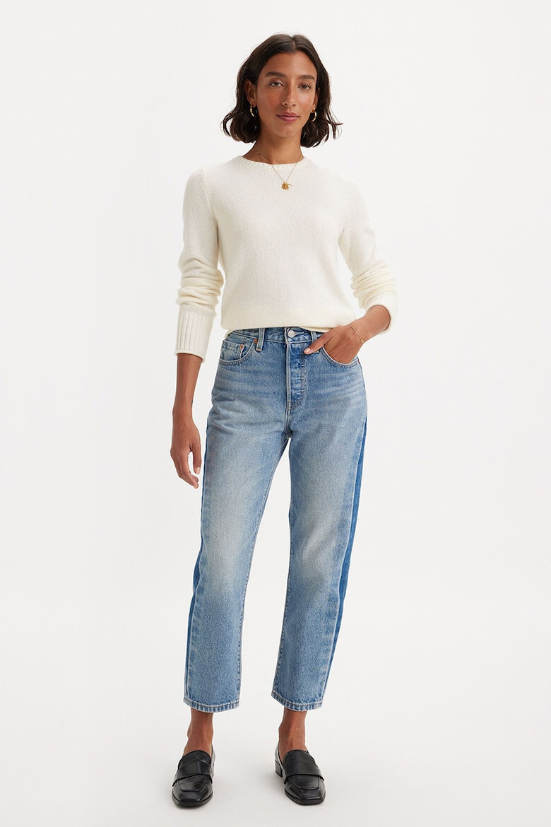 Levi's Blugi crop cu croiala dreapta 501® - Pled.ro