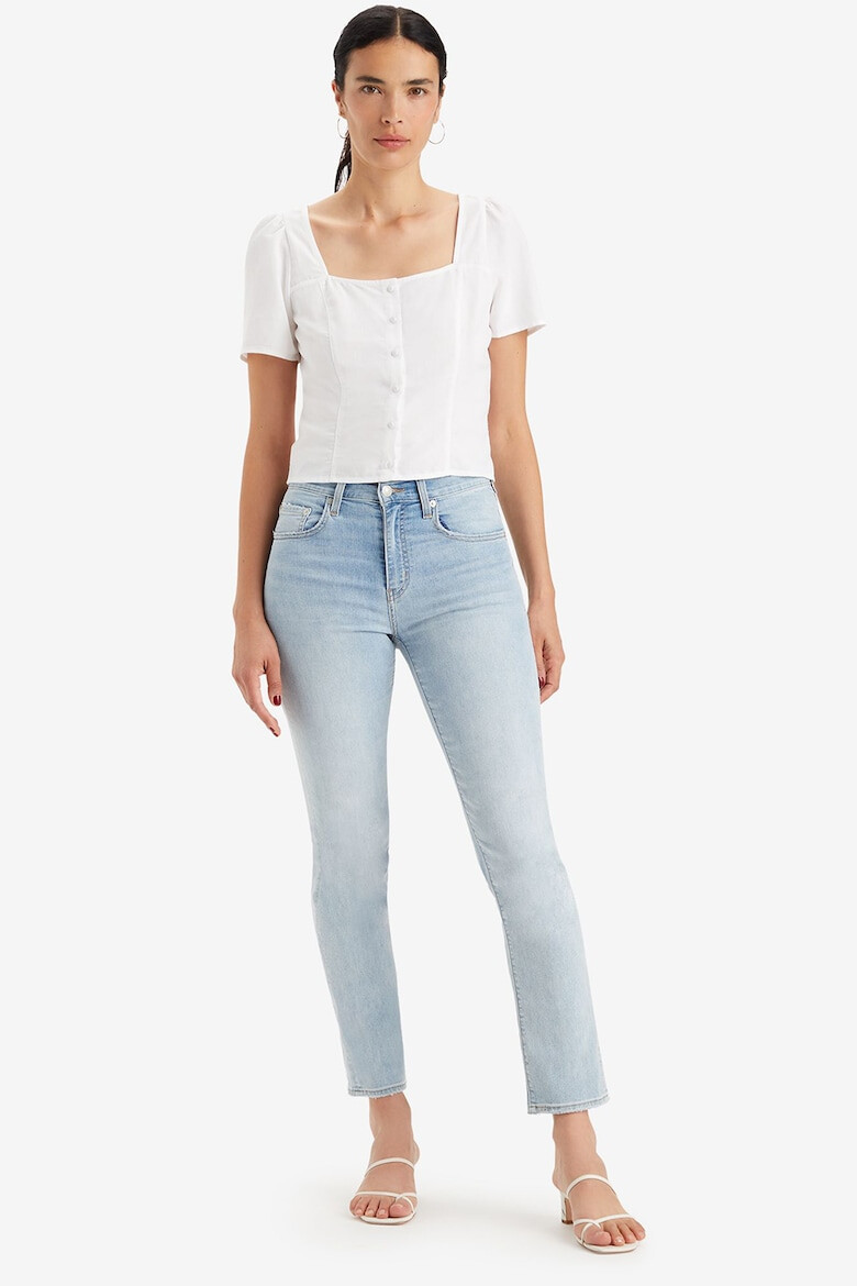 Levi's Blugi cu talie medie si aspect decolorat 724 - Pled.ro