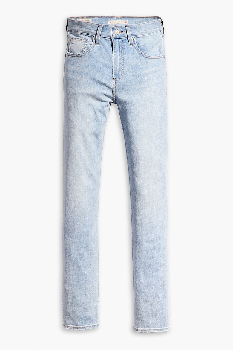 Levi's Blugi cu talie medie si aspect decolorat 724 - Pled.ro