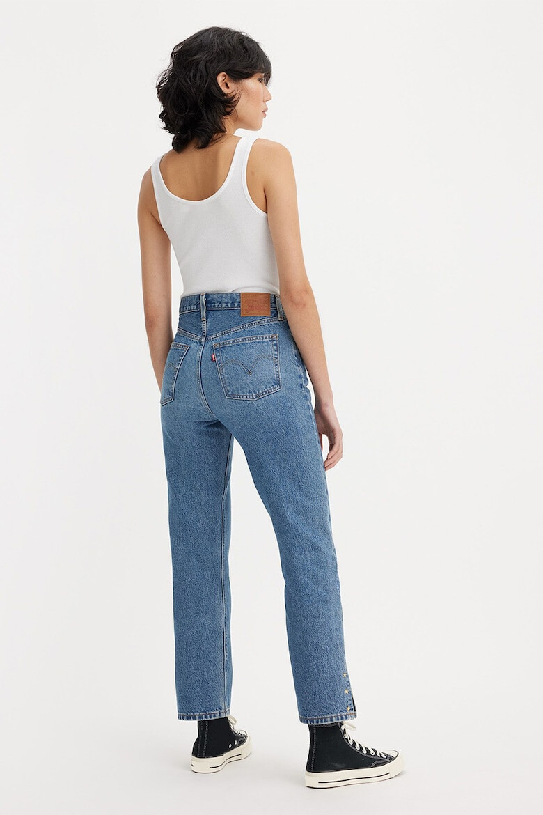 Levi's Blugi crop cu croiala dreapta 501® - Pled.ro