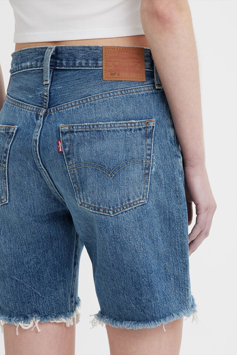 Levi's Blugi scurti cu talie inalta 501® '90s - Pled.ro