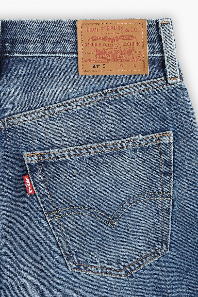 Levi's Blugi scurti cu talie inalta 501® '90s - Pled.ro