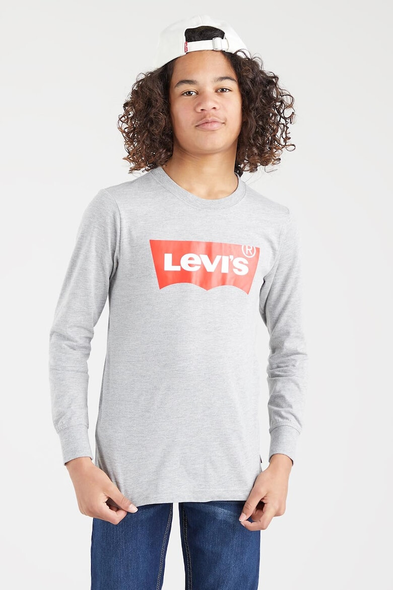 Levi's Bluza din bumbac cu imprimeu logo - Pled.ro