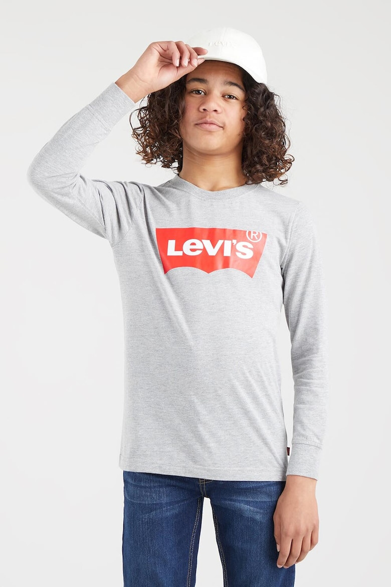 Levi's Bluza din bumbac cu imprimeu logo - Pled.ro