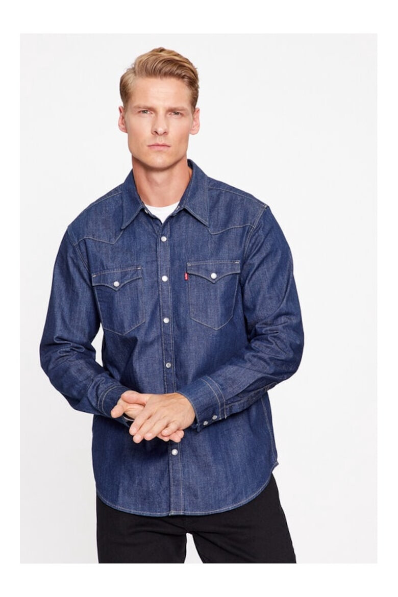 Levi's Camasa barbati 437143 Bleumarin Bumbac - Pled.ro