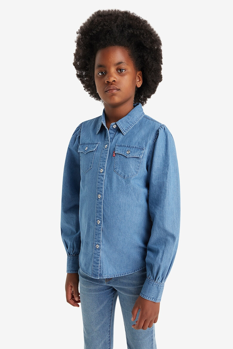 Levi's Camasa de denim cu buzunare pe piept - Pled.ro