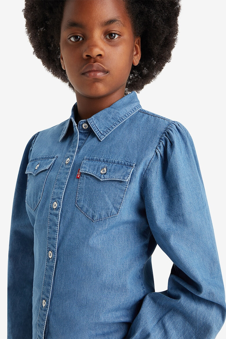 Levi's Camasa de denim cu buzunare pe piept - Pled.ro