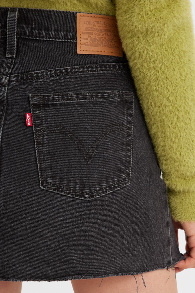 Levi's Fusta mini din denim cu terminatie nefinisata Icon - Pled.ro