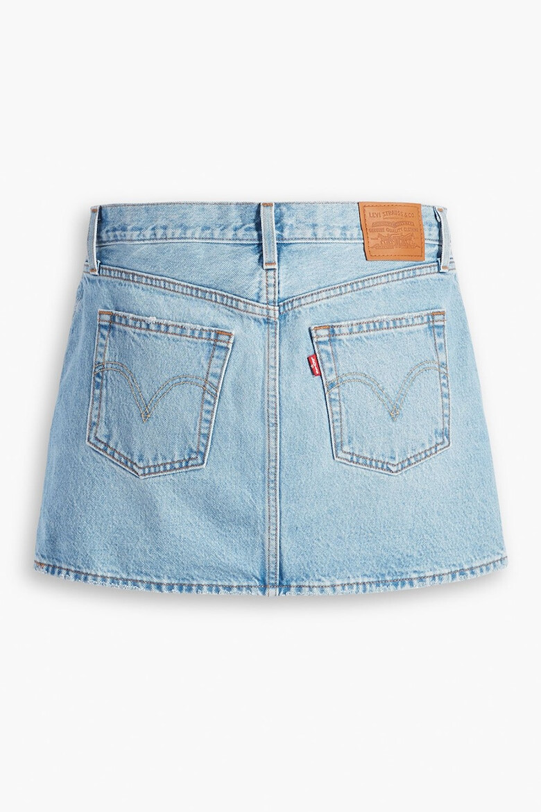 Levi's Fusta mini din denim cu terminatie nefinisata Icon - Pled.ro