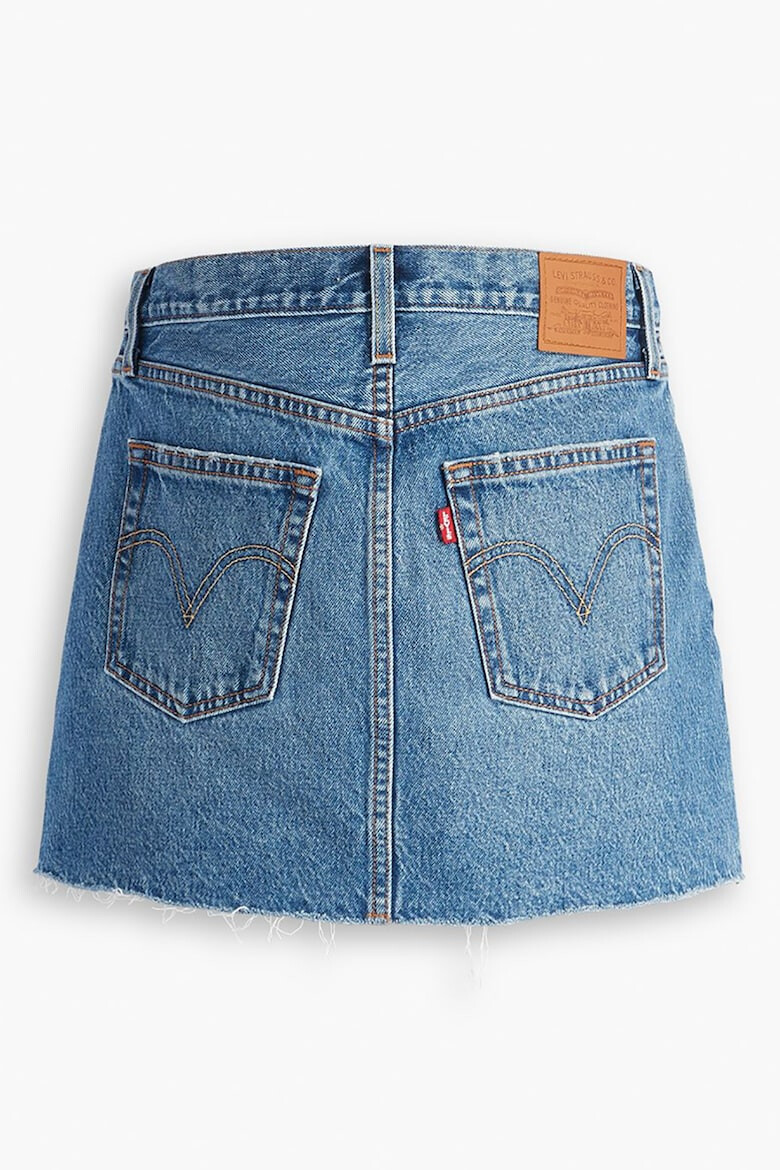 Levi's Fusta mini din denim cu terminatie nefinisata Icon - Pled.ro