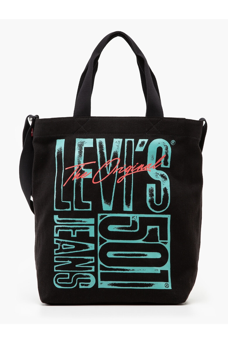 Levi's Geanta shopper din bumbac cu logo - Pled.ro