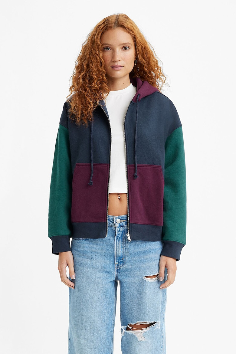 Levi's Hanorac colorblock cu fermoar - Pled.ro