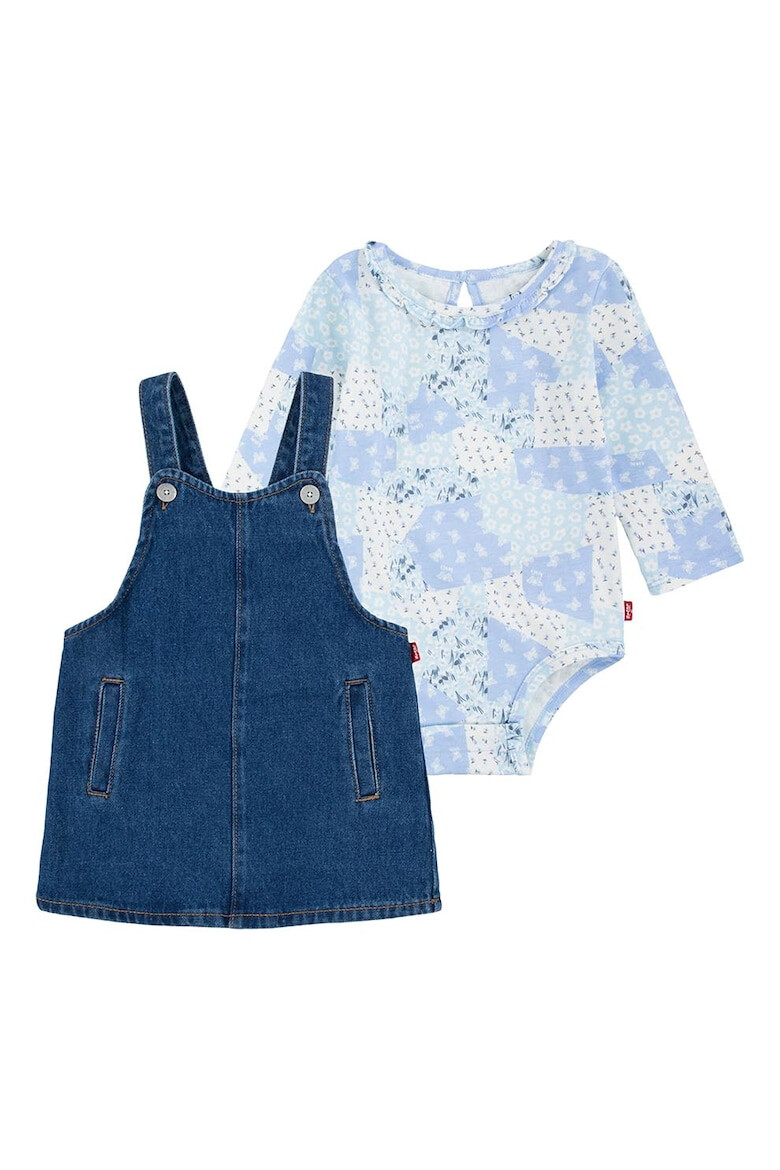 Levi's Set de salopeta de denim si body - 2 piese - Pled.ro