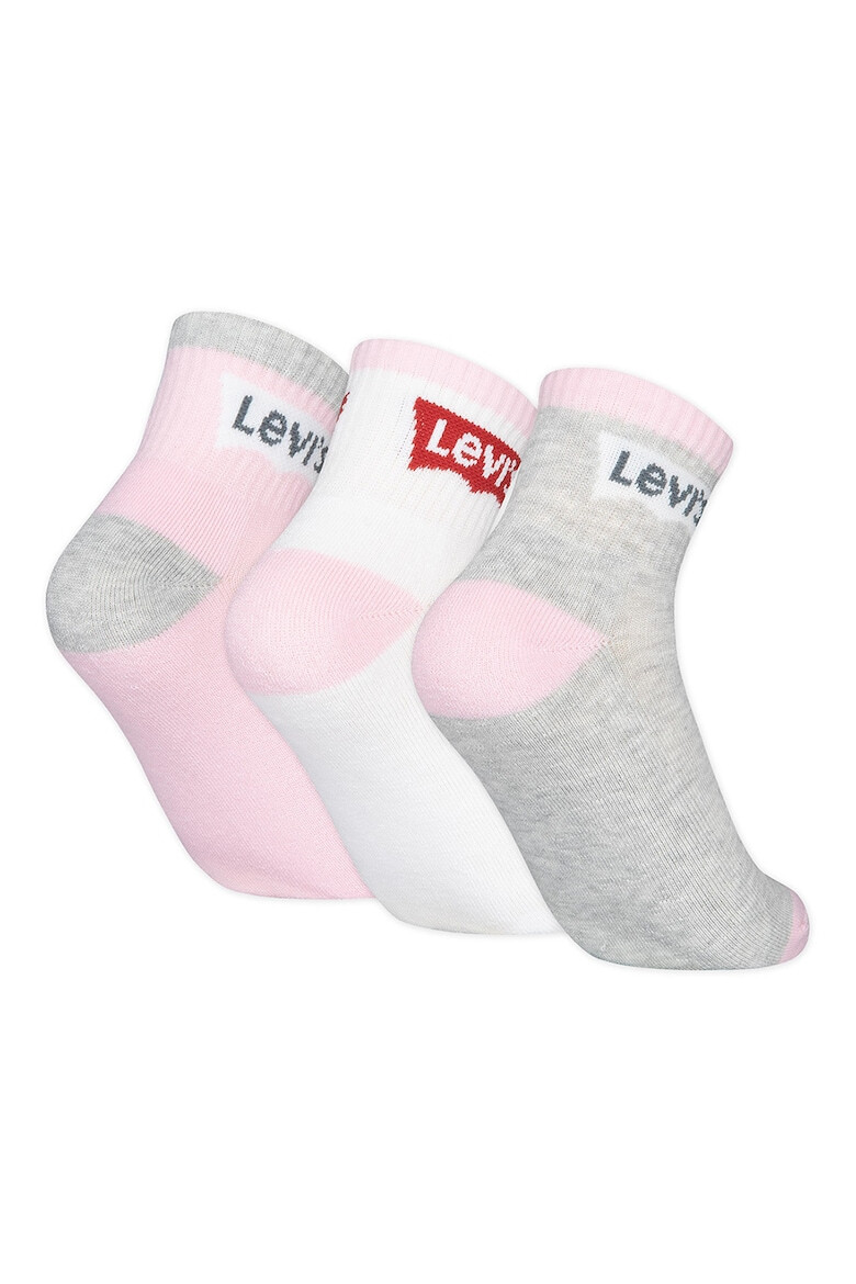 Levi's Set de sosete scurte cu logo - 3 perecho - Pled.ro