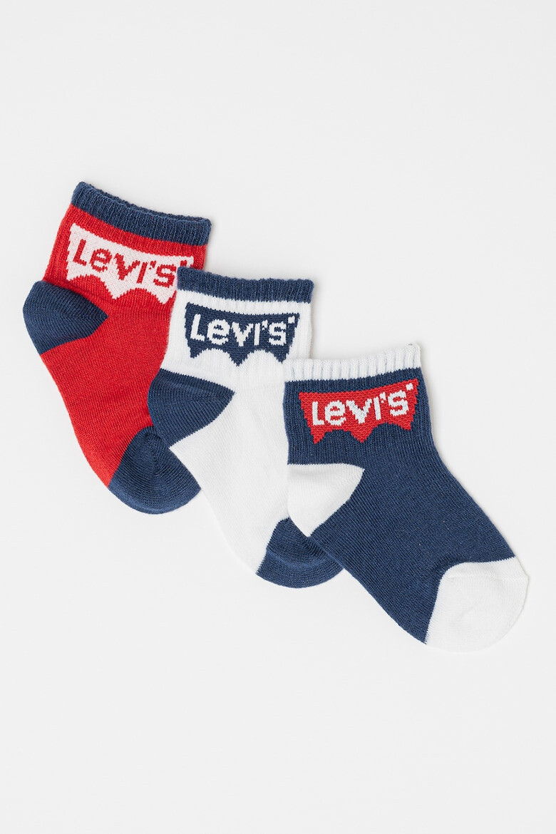 Levi's Set de sosete scurte cu logo - 3 perecho - Pled.ro