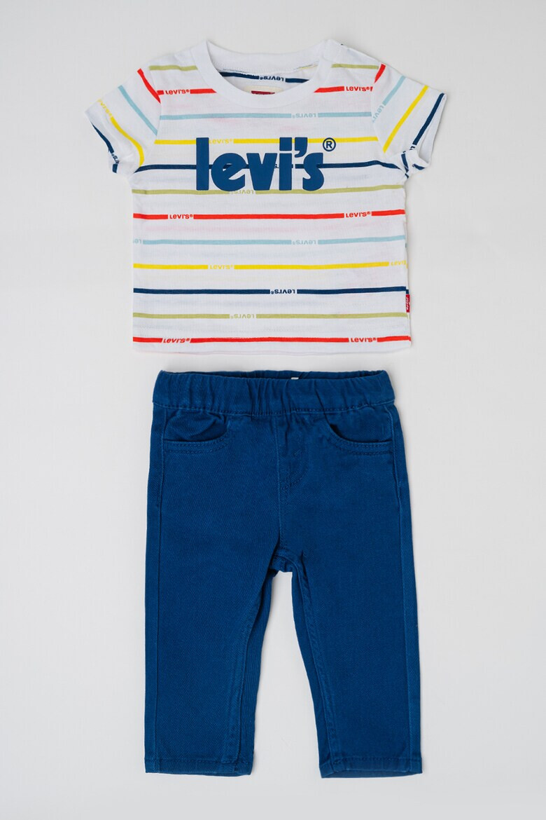 Levi's Set de tricou si pantaloni in dungi - Pled.ro