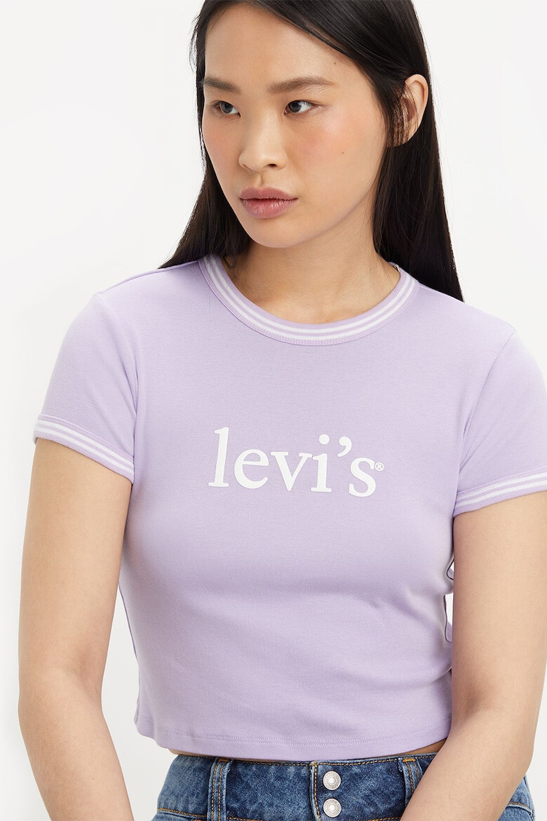 Levi's Tricou crop slim fit - Pled.ro