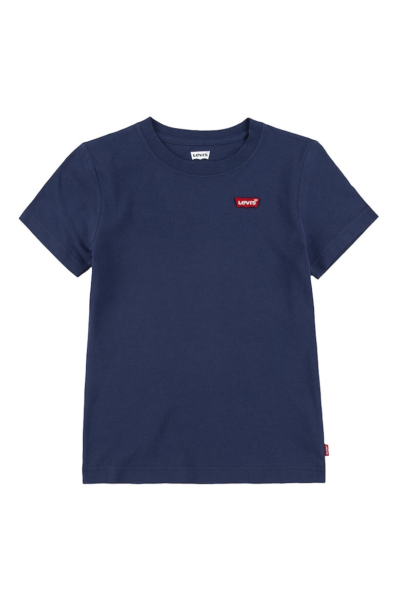 Levi's Tricou cu decolteu la baza gatului si detaliu logo pe piept - Pled.ro