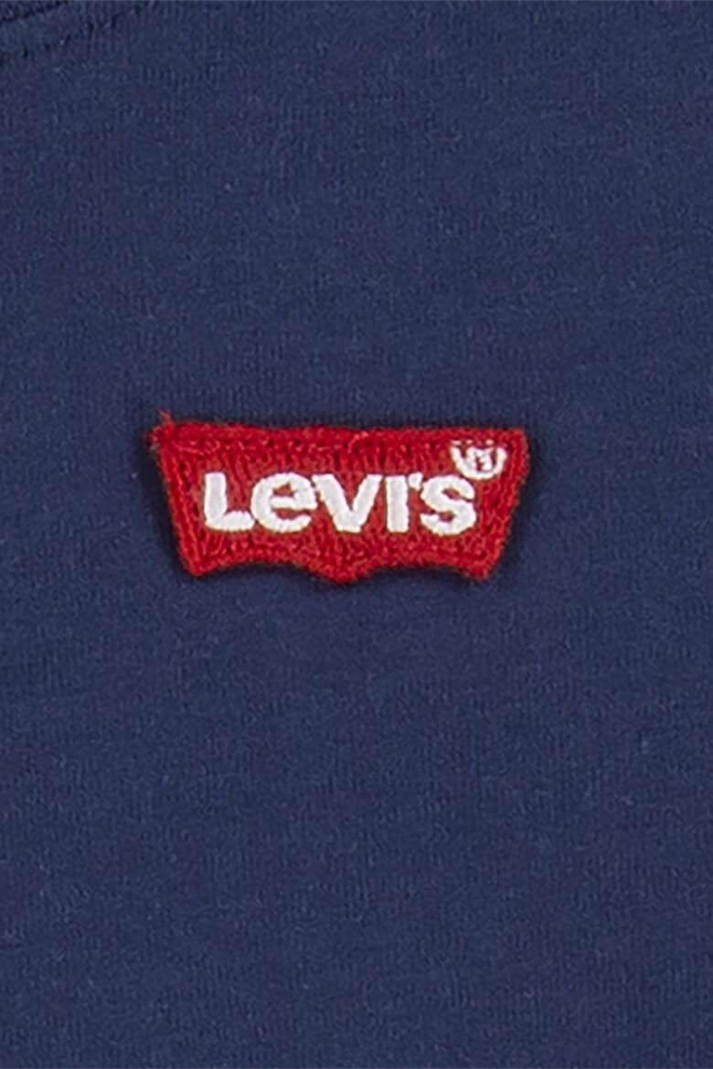 Levi's Tricou cu decolteu la baza gatului si detaliu logo pe piept - Pled.ro