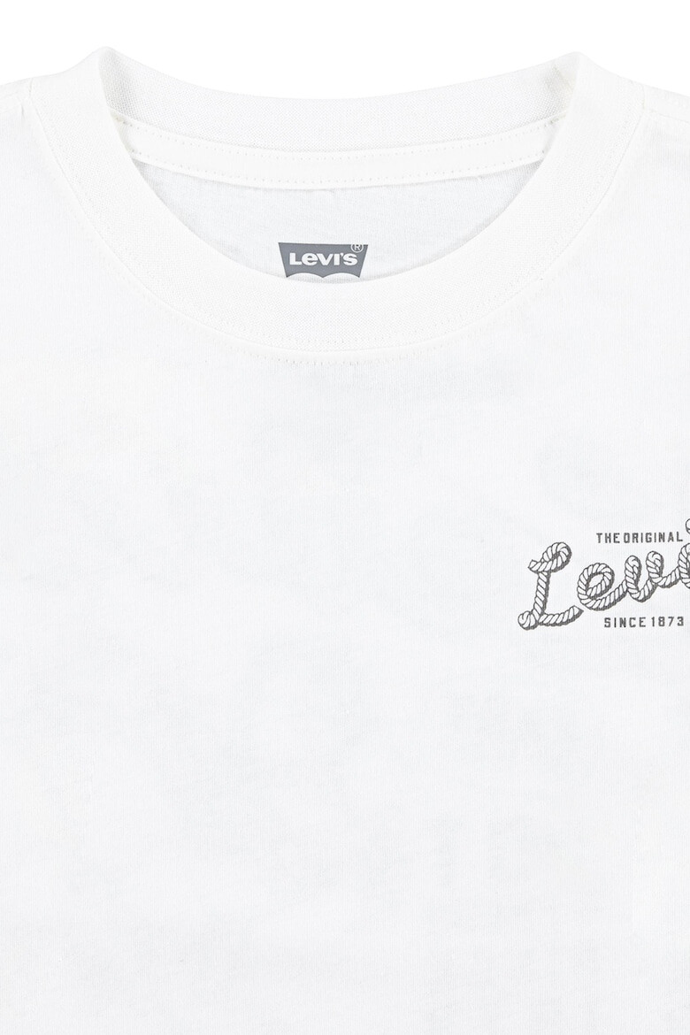 Levi's Tricou cu decolteu la baza gatului si imprimeu - Pled.ro