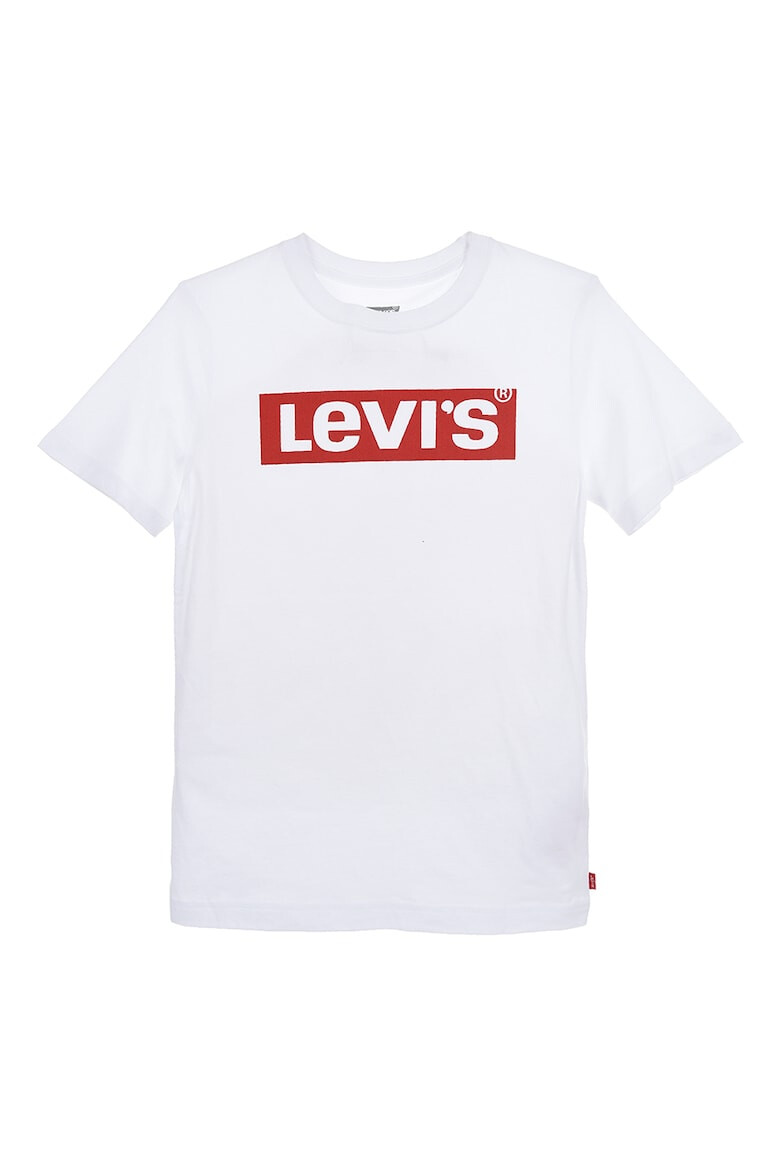 Levi's Tricou cu decolteu la baza gatului si imprimeu logo - Pled.ro