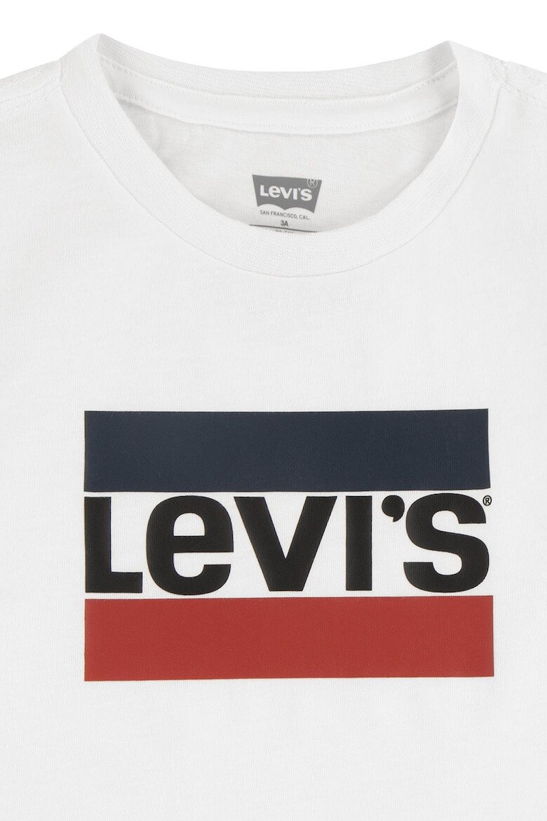 Levi's Tricou cu decolteu la baza gatului si imprimeu logo - Pled.ro