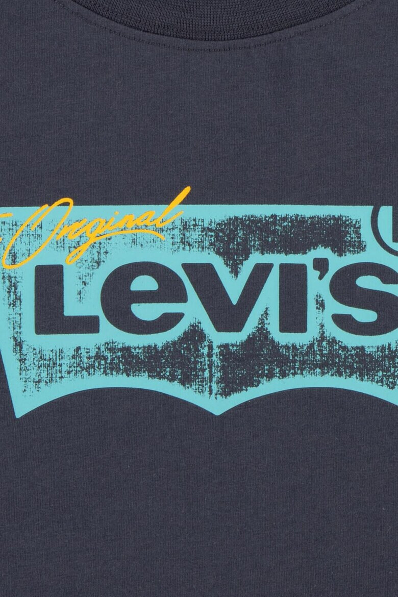 Levi's Tricou cu decolteu la baza gatului si imprimeu logo - Pled.ro