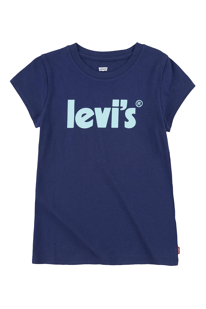 Levi's Tricou cu decolteu la baza gatului si logo - Pled.ro