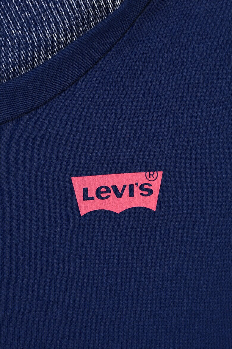 Levi's Tricou cu decolteu la baza gatului si logo - Pled.ro