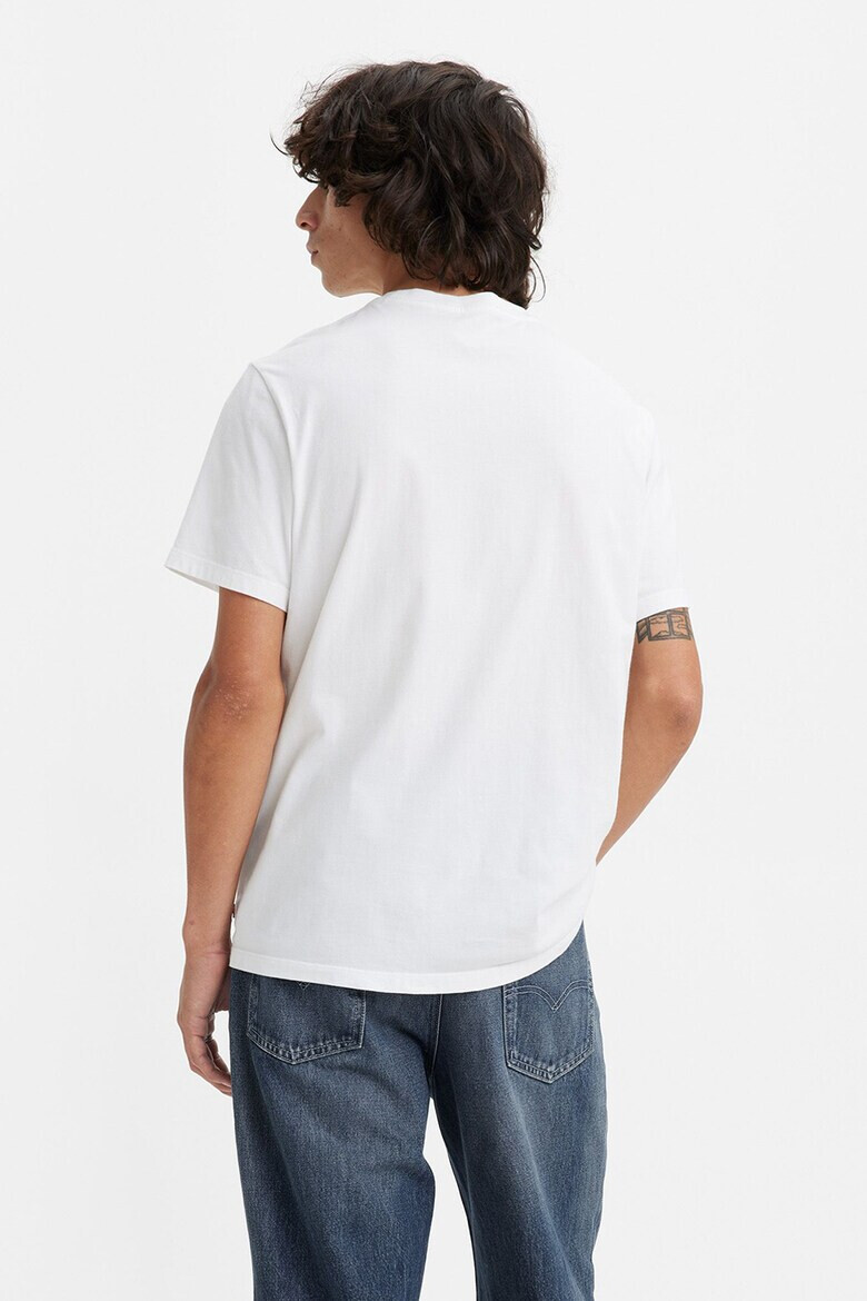 Levi's Tricou de bumbac cu decolteu la baza gatului - Pled.ro