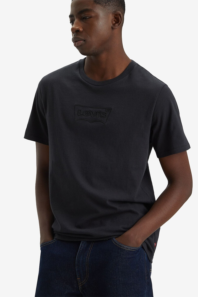 Levi's Tricou de bumbac cu decolteu la baza gatului - Pled.ro