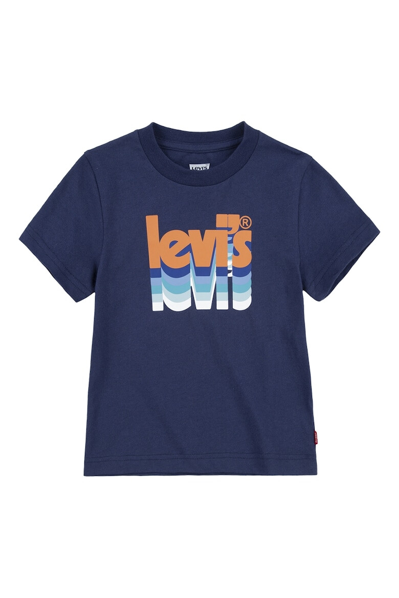 Levi's Tricou de bumbac organic cu decolteu la baza gatului - Pled.ro