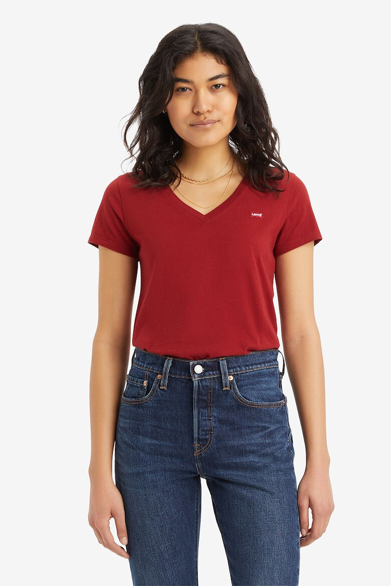 Levi's Tricou din bumbac cu decolteu in V - Pled.ro