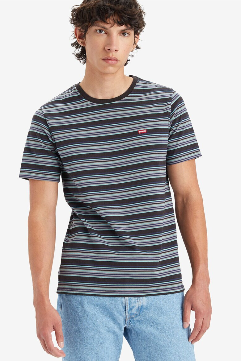 Levi's Tricou din bumbac cu decolteu la baza gatului - Pled.ro