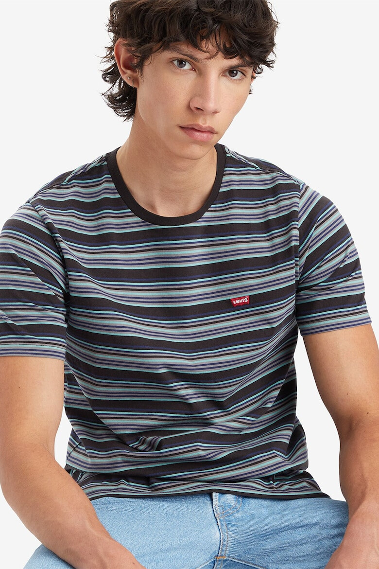 Levi's Tricou din bumbac cu decolteu la baza gatului - Pled.ro