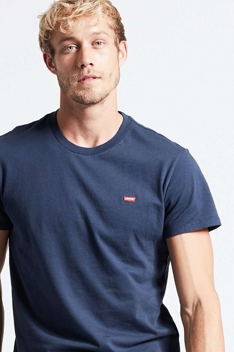 Levi's Tricou din bumbac cu decolteu la baza gatului - Pled.ro