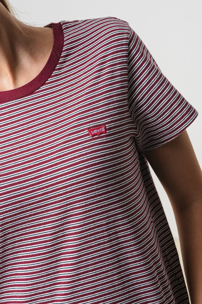 Levi's Tricou din bumbac cu decolteu la baza gatului - Pled.ro