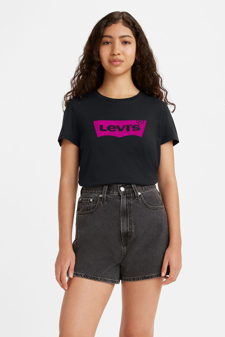 Levi's Tricou din bumbac cu imprimeu logo - Pled.ro