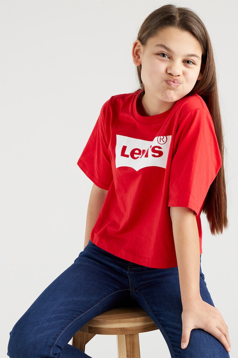 Levi's Tricou din bumbac cu imprimeu logo - Pled.ro