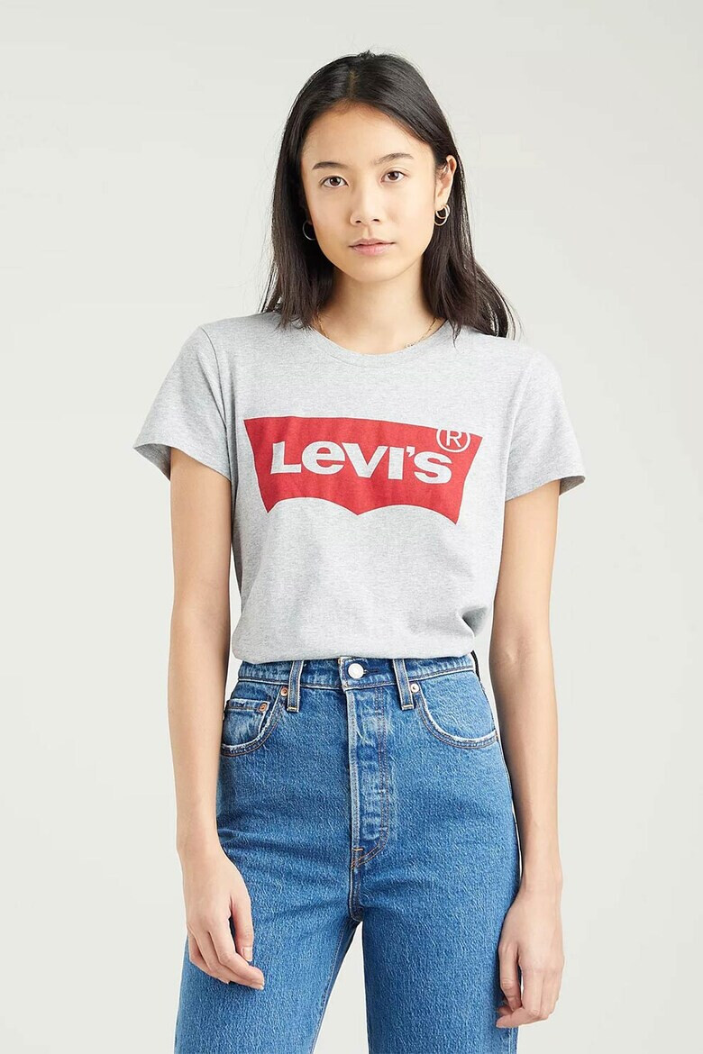 Levi's Tricou din bumbac cu imprimeu logo - Pled.ro