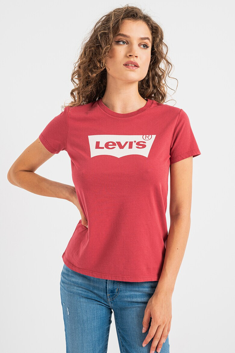 Levi's Tricou din bumbac cu imprimeu logo - Pled.ro