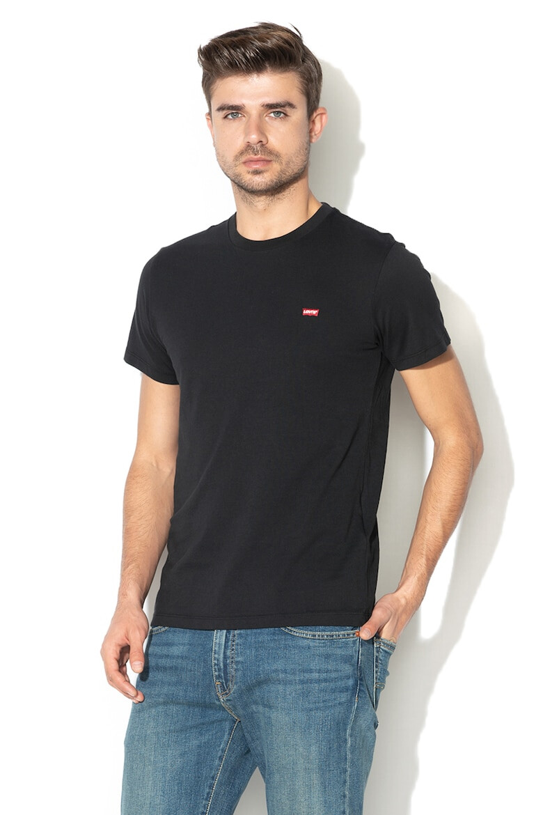 Levi's Tricou din bumbac cu logo brodat Negru S 56605 - Pled.ro