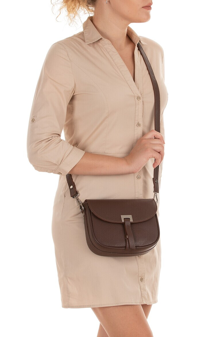 Lia Biassoni Geanta crossbody de piele - Pled.ro