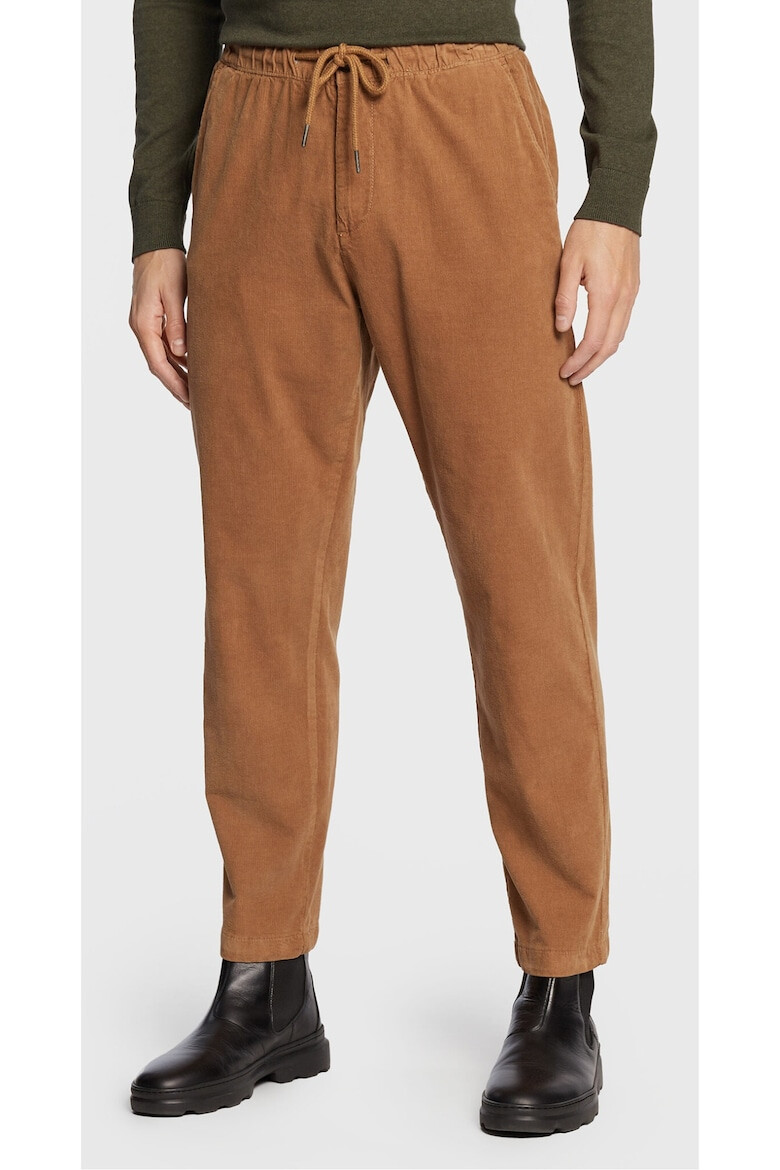 LINDBERGH Pantaloni barbati Bumbac Maro - Pled.ro