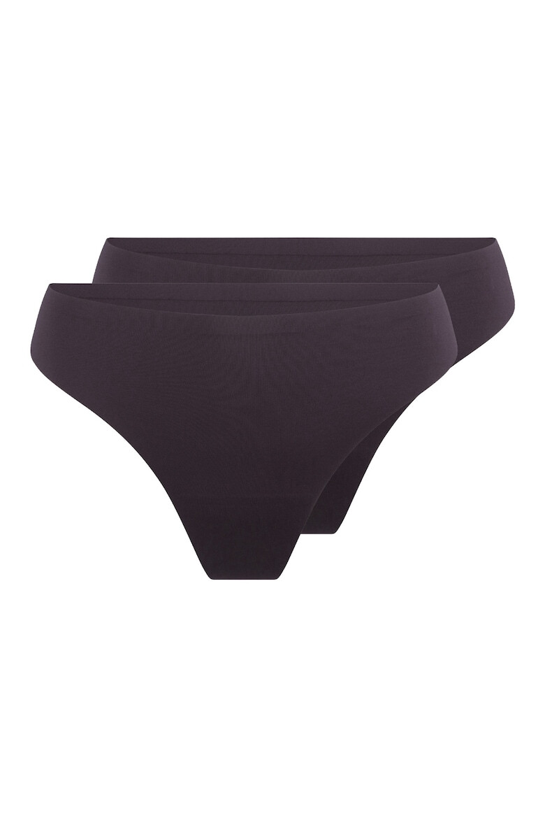 LingaDore Set de chiloti tanga uni fara cusaturi - 2 perechi - Pled.ro