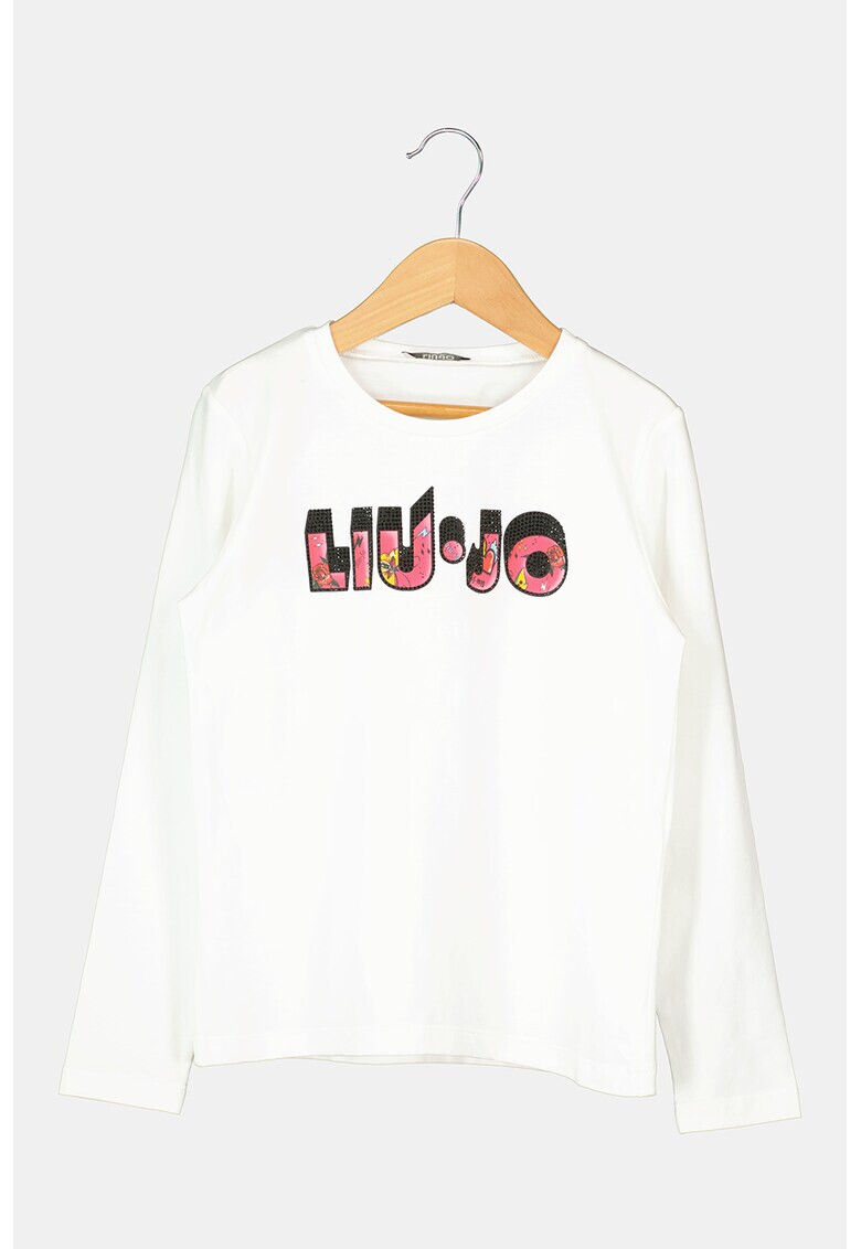 Liu Jo Bluza cu imprimeu logo - Pled.ro