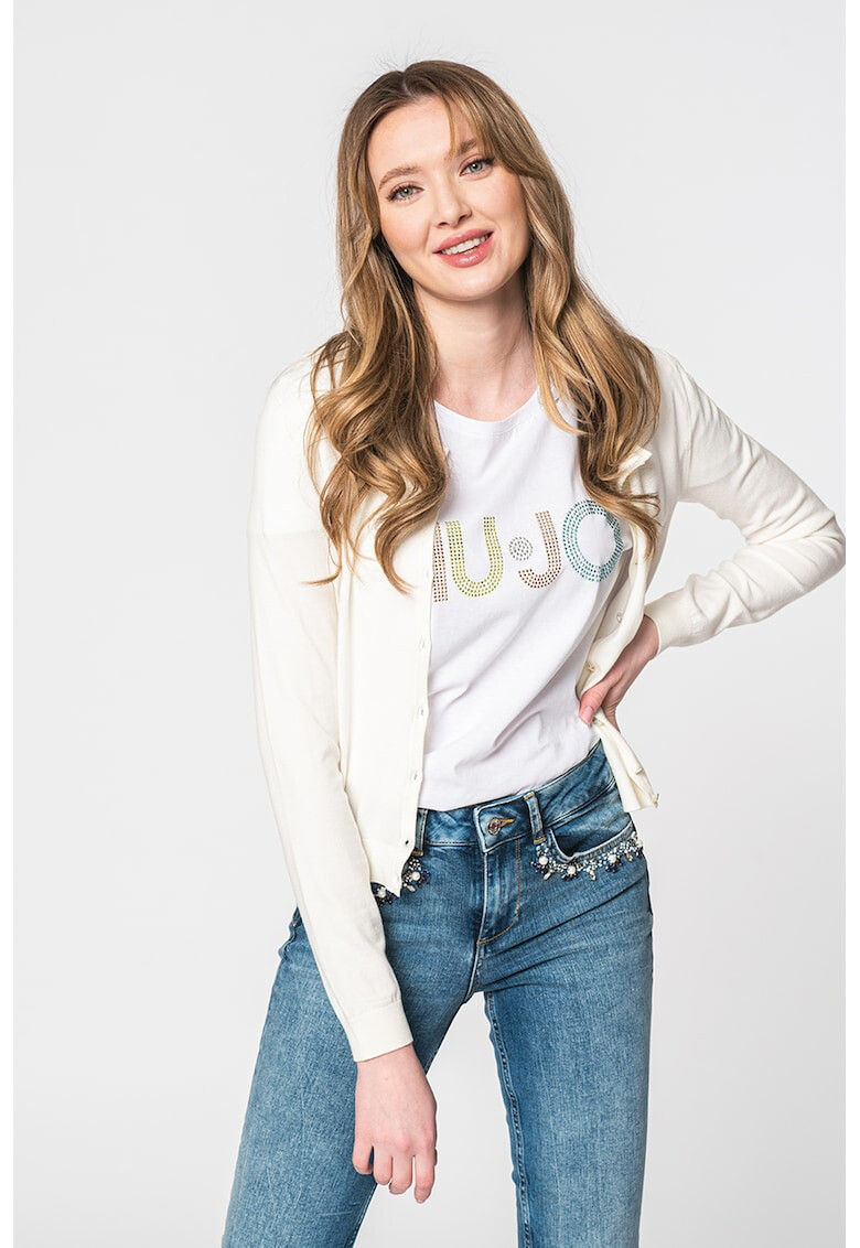 Liu Jo Cardigan uni cu nasturi - Pled.ro