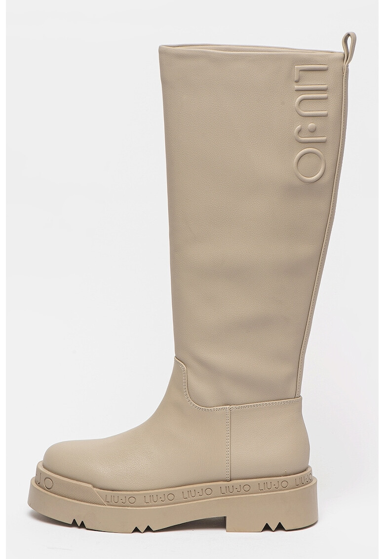 Liu Jo Cizme mid-calf de piele ecologica Love - Pled.ro